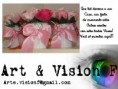 Flores em Feltro no vaso